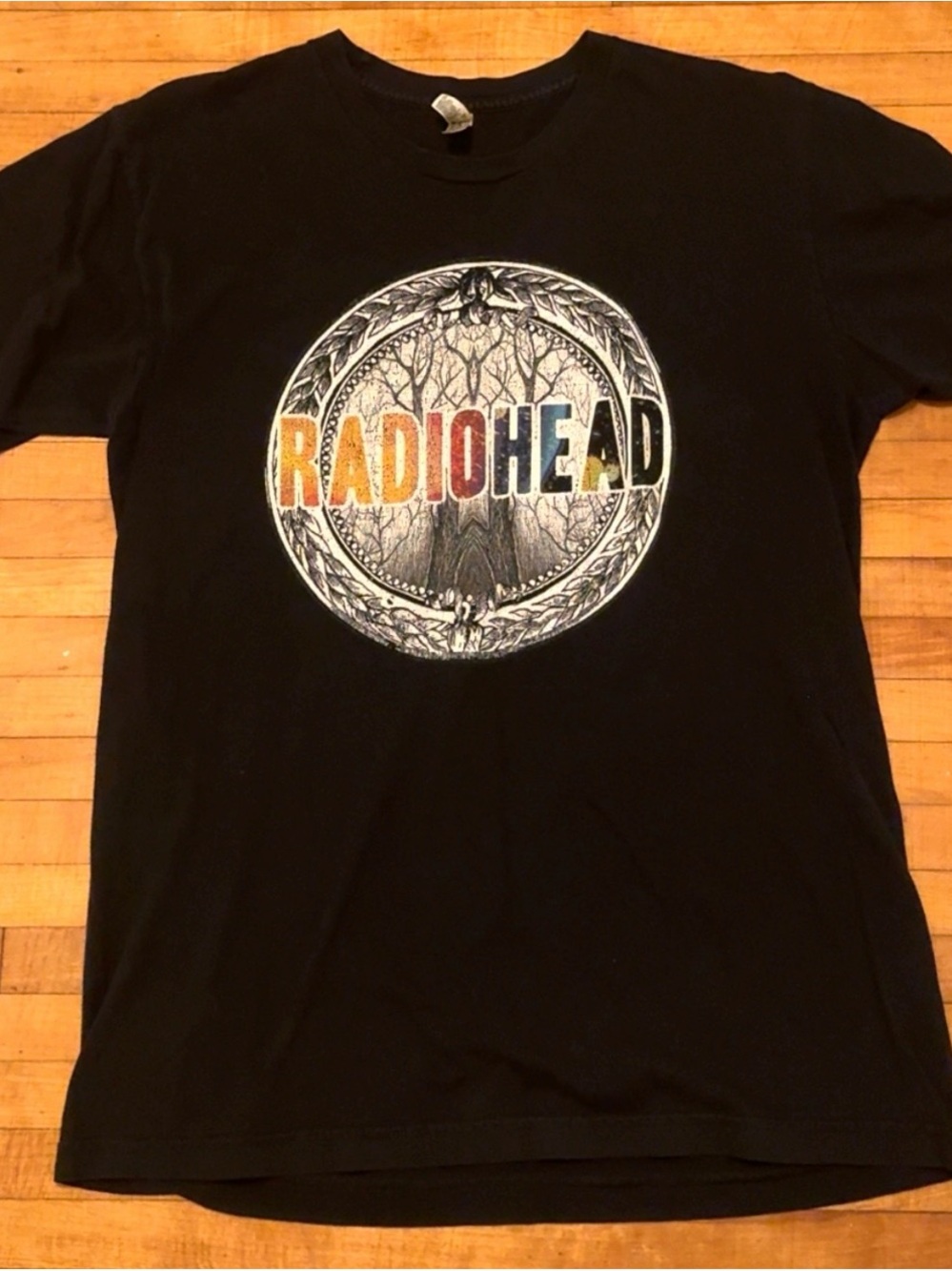 Vintage Radiohead King of Limbs Trees Tour 2011/12 Tee Shirt American Apparel